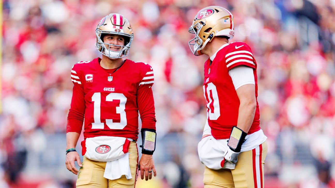 NFL's best QB room? How Mac Jones and Brock Purdy helped each other to the playoffs