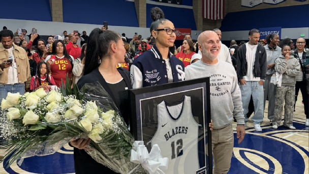 JuJu Watkins becomes Sierra Canyon's first athlete to have jersey retired