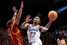 NBA execs: Kansas' Peterson, BYU's Dybantsa top draft prospects