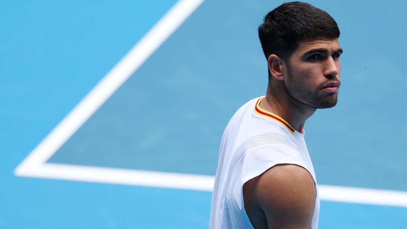 Alcaraz, Sabalenka top seeds at Australian Open