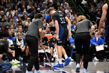 Mavericks' Cooper Flagg exits vs. Nuggets with ankle sprain