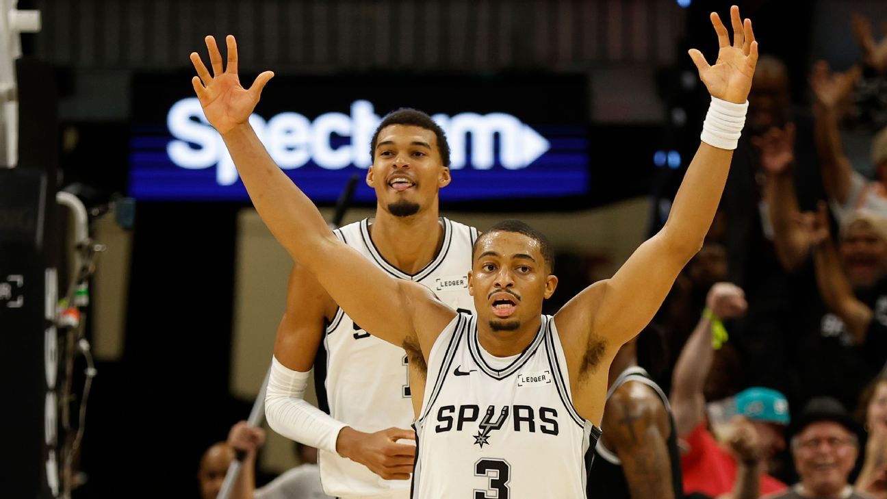 Victor Wembanyama, Keldon Johnson shaved each other's heads following loss to OKC