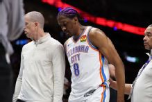 Thunder's Jalen Williams limps off court vs. Heat with injury