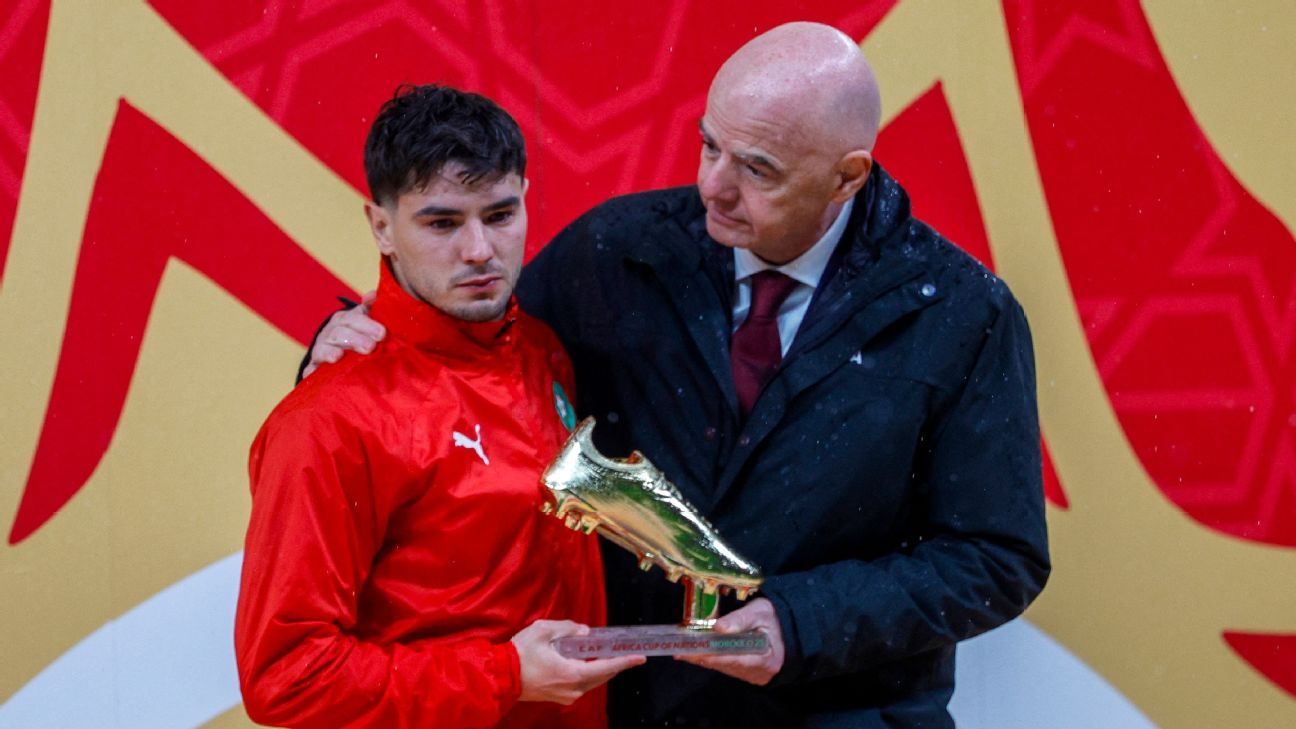 Brahim Díaz won the Golden Boot at AFCON 2025.
