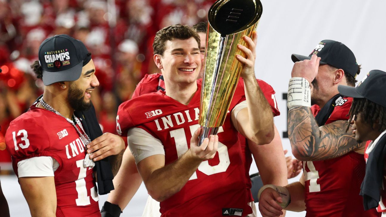Indiana's title win over Miami 2nd-most watched CFP final - ESPN
