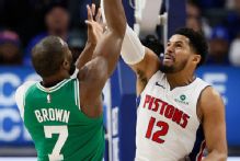 Pistons win by 1 vs. Celtics after Jaylen Brown misses late shot
