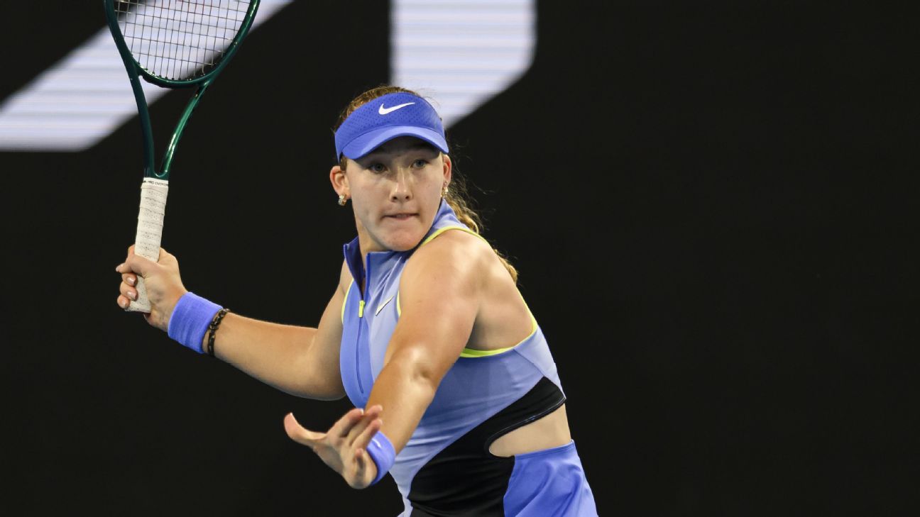 Can Mirra Andreeva make a run at the Australian Open title?