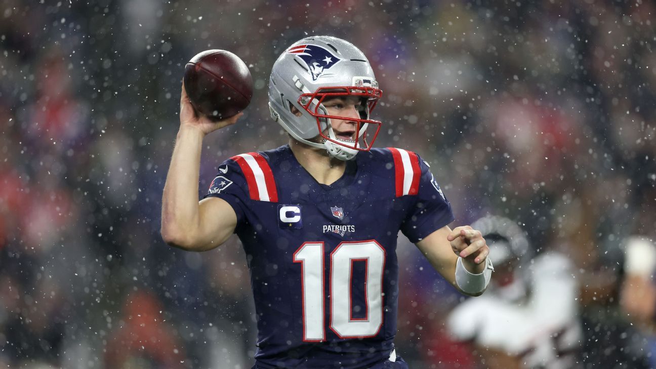 Patriots QB Maye misses practice with illness