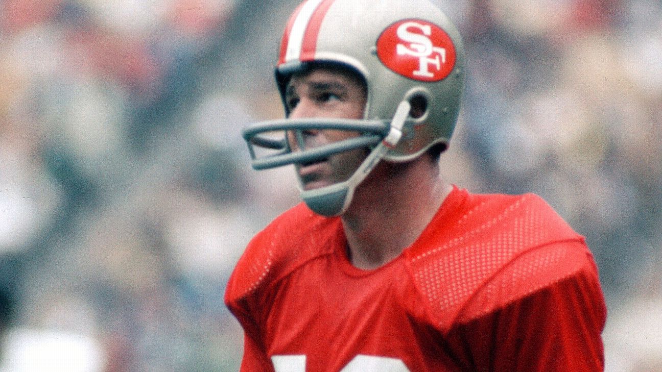 Ex-Niners QB Brodie, 1970 NFL MVP, dies at 90