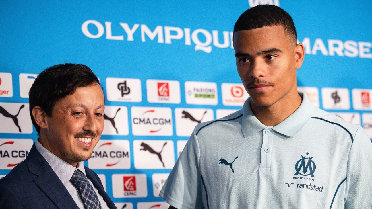 O presidente do Marselha perguntou à mãe antes de contratar Mason Greenwood do Man United