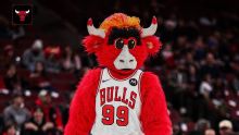 Bulls' mascot picks new number after Rose's jersey retirement