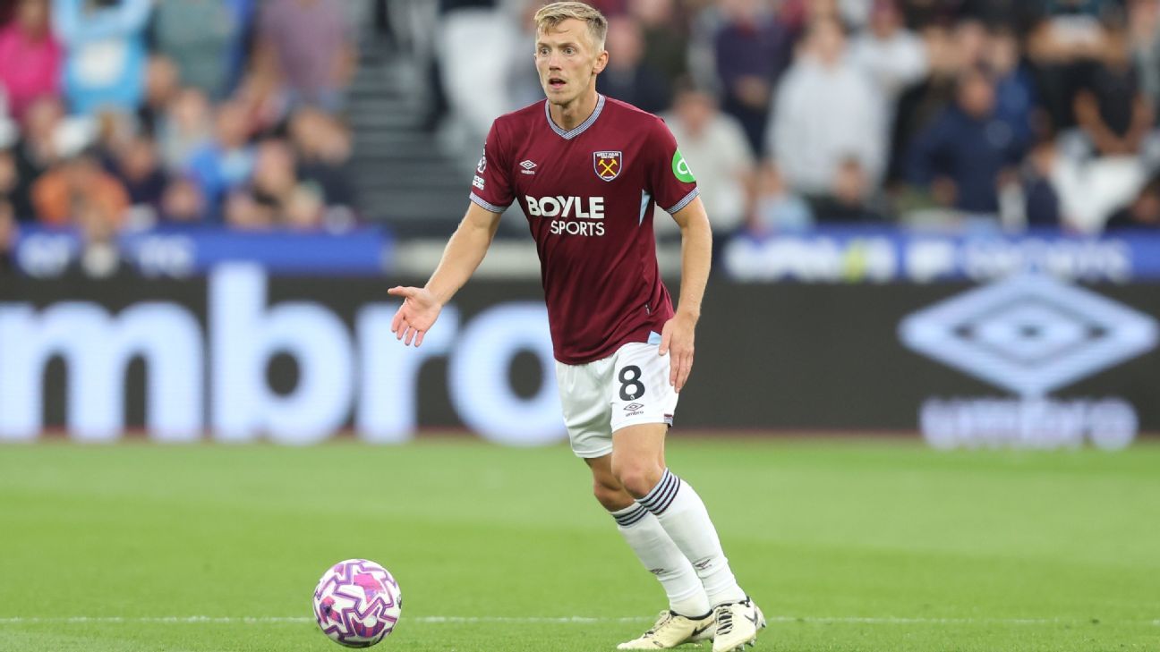 Ward-Prowse joins Burnley on loan from West Ham