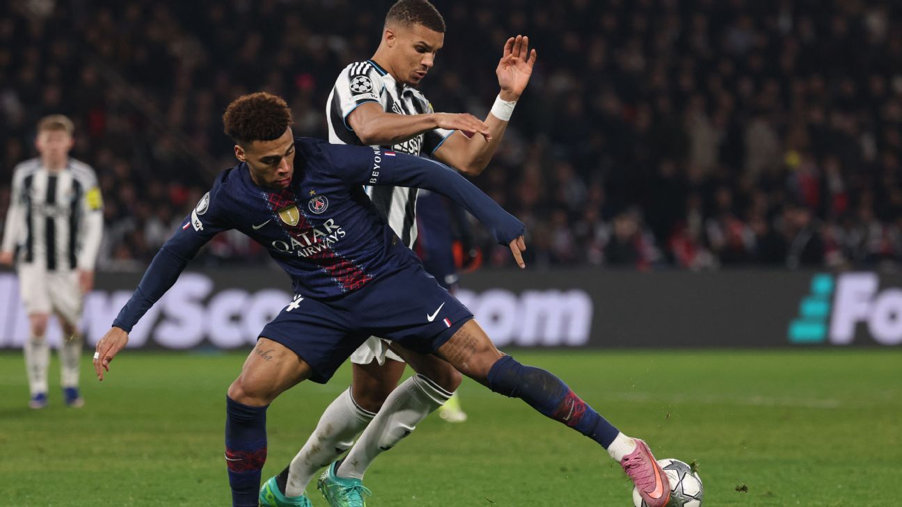 PSG and Newcastle consigned to Champions League play-offs