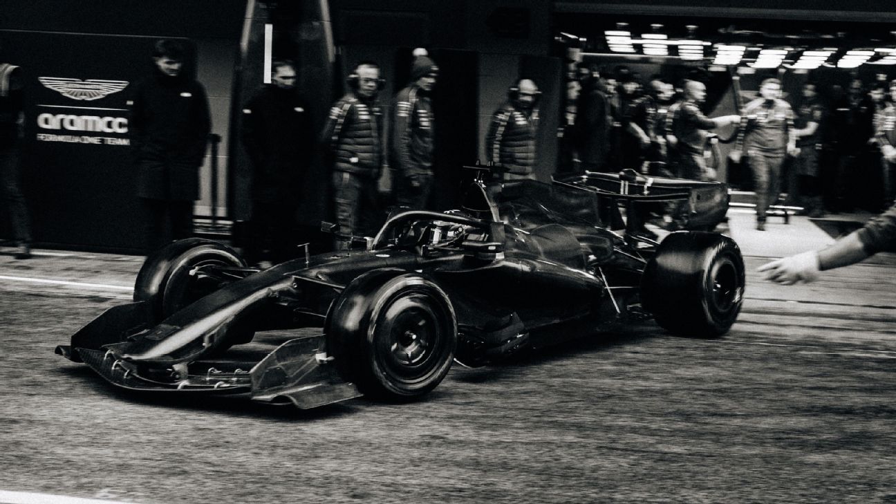 Aston Martin en pruebas