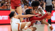 No. 4 Texas tops No. 10 Oklahoma for 38th home win in row