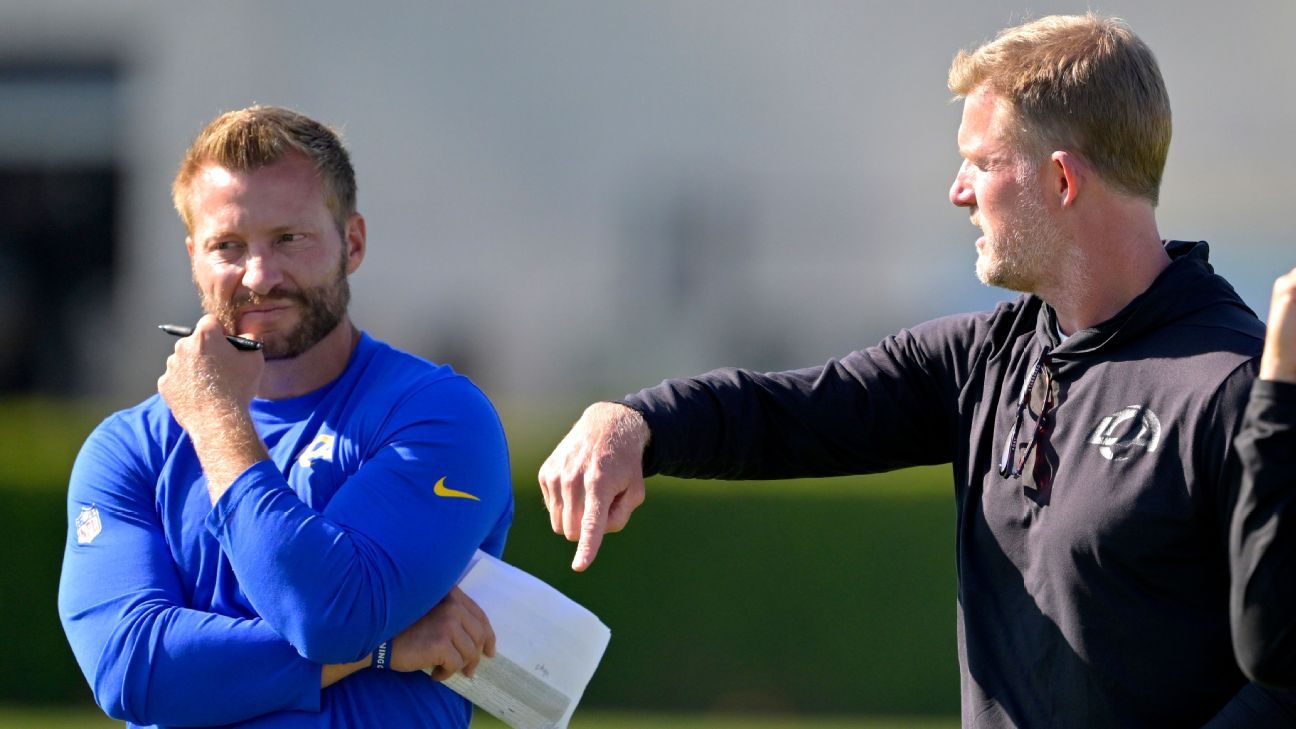 Rams sign coach McVay, GM Snead to extensions