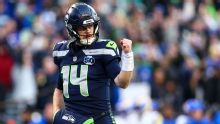 Seahawks' Darnold says oblique 'feels really good' ahead of SB LX