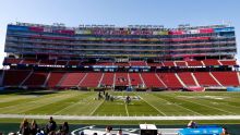 Super Bowl 2026: cancha ya luce colores de Seahawks y Patriots