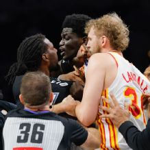 NBA fines Hawks' Mouhamed Gueye, Timberwolves' Naz Reid