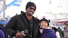 Myles Garrett supports Chloe Kim at 2026 Olympics in Milan