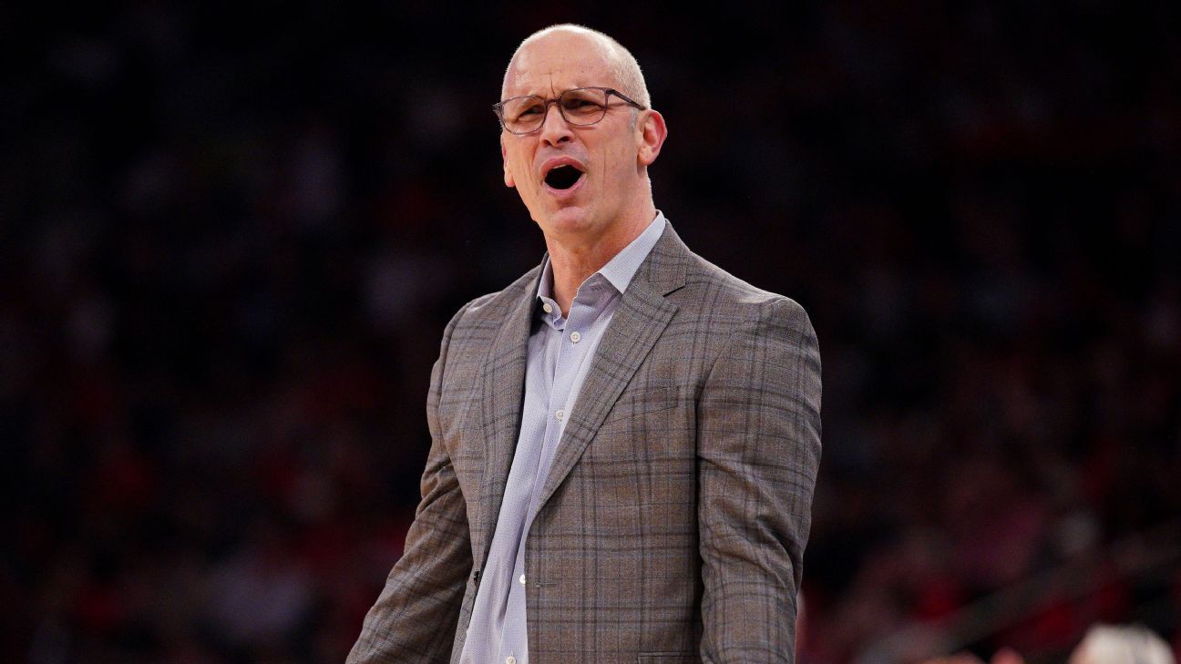 Hurley tossed as UConn stumbles in 1-seed push