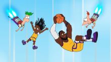 LeBron, Zhuri James featured on 'Cartoonified! with Phineas and Ferb'