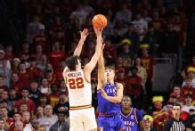 No. 5 Iowa State snaps No. 9 Kansas' winning streak