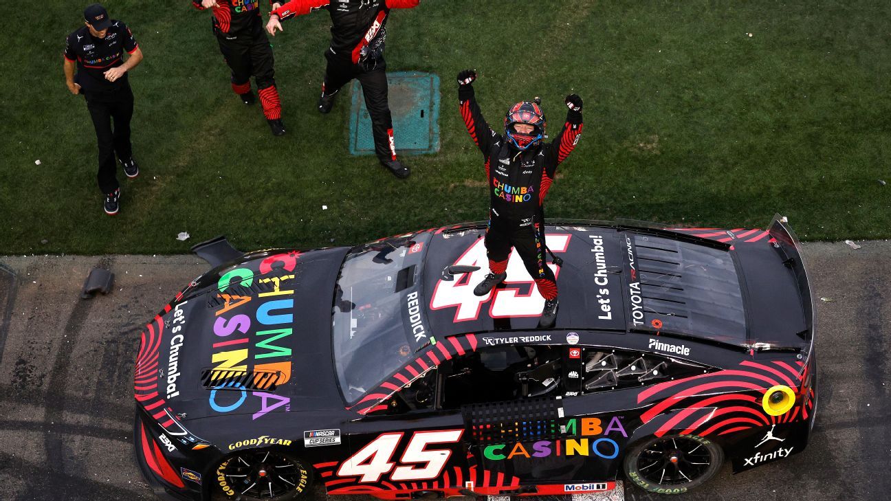 Reddick races to Daytona win in Jordan-owned car