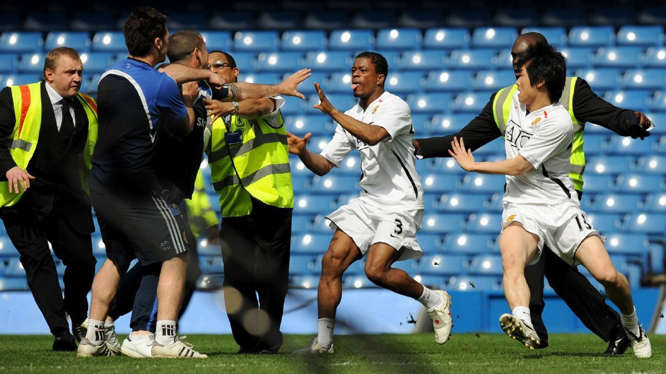 Patrice Evra sobre a briga do jardineiro do Chelsea: ‘Acho que tive sorte’