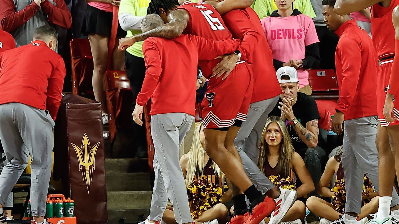 Texas Tech upset by ASU as Toppin exits with injury