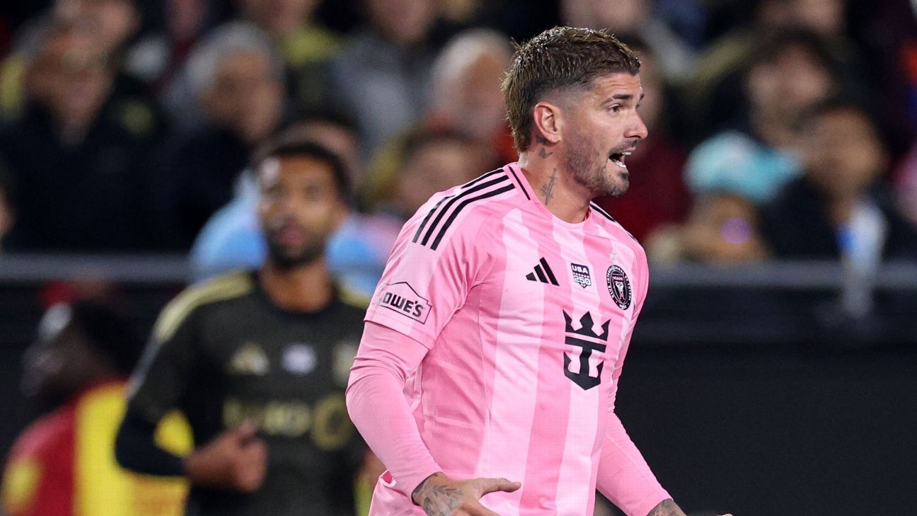 De Paul made a mistake at the start and Los Angeles FC scored against Inter Miami