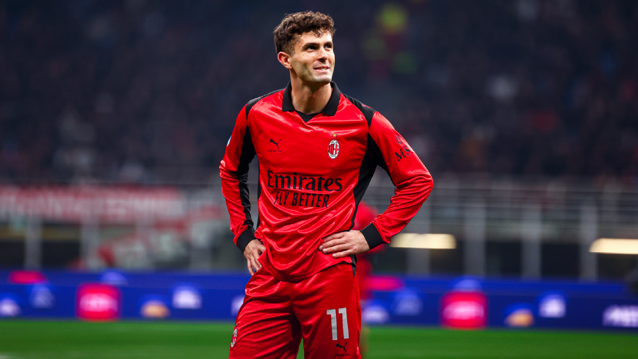 USMNT's Pulisic, AC Milan surprise fans with prematch kit reveal