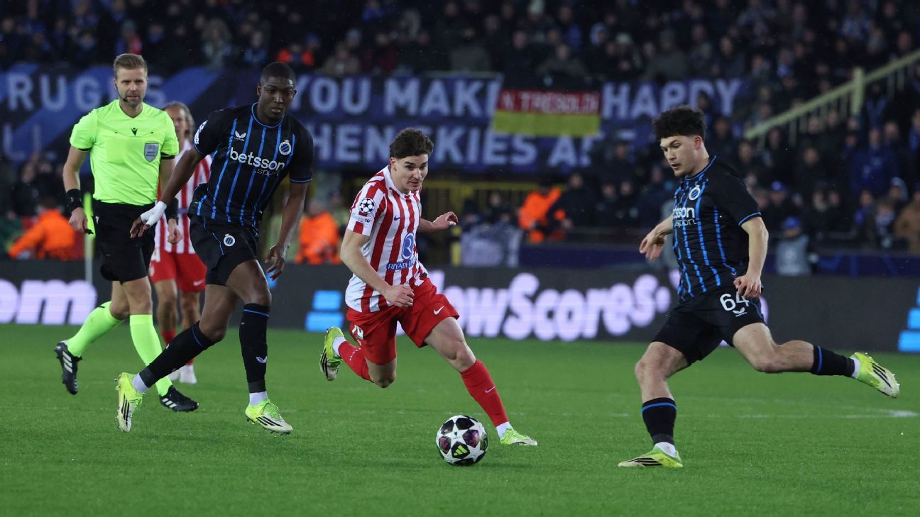 When do Atlético Madrid vs. play? Bruges for the second leg playoffs of the UEFA Champions League 2025-2026: team, date, time and live TV