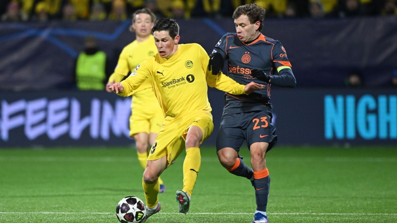 Atualizações ao vivo da Liga dos Campeões: Inter-Bodo/Glimt, Newcastle-Qarabag