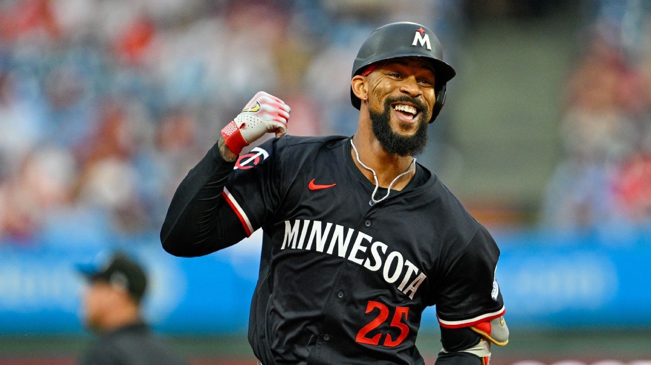 Top center fielders: Where J-Rod, Crow-Armstrong, Buxton rank