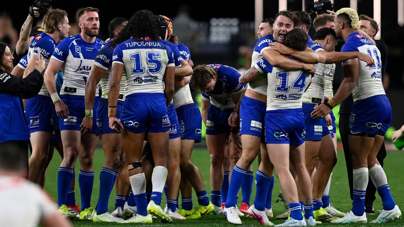 Crichton hits jackpot in golden point for Bulldogs