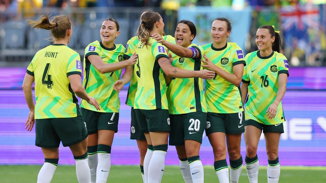 Matildas vs. Philippines live updates: Kerr heads Australia into the lead in Asian Cup opener