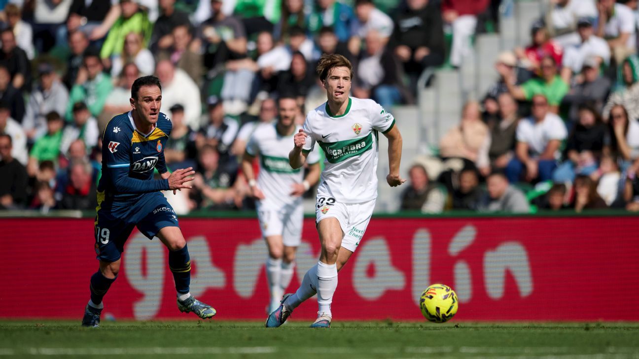Espanyol vs. Elche La Liga game stopped by referee for anti-racism protocol