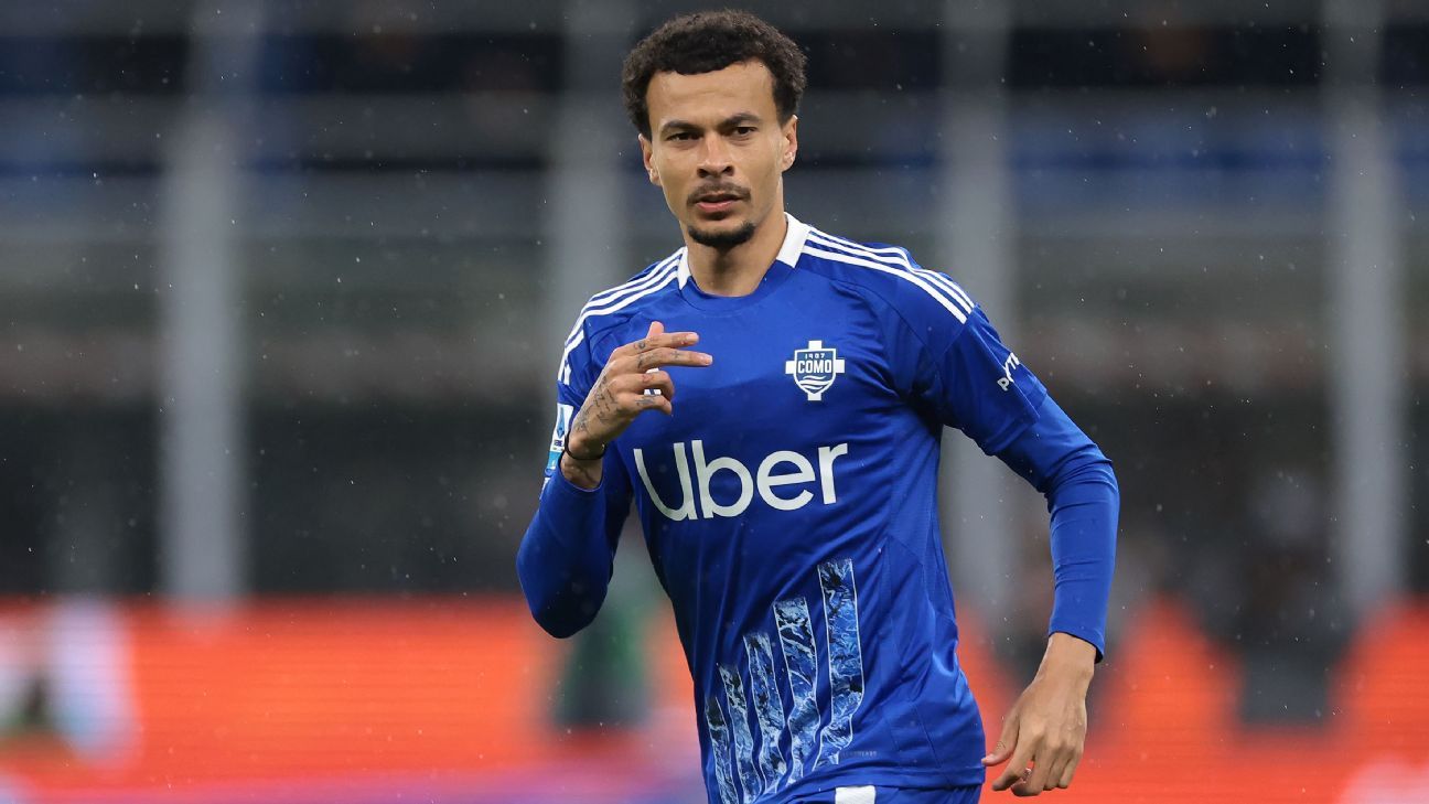 Dele Alli treinando no Tottenham aguardando novo time