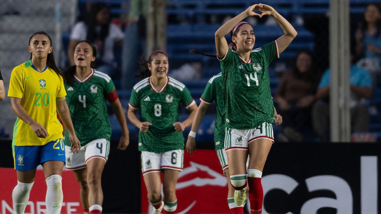 México Femenil Sorprende: Gana 1-0 a Brasil en Amistoso - news news from ESPN México