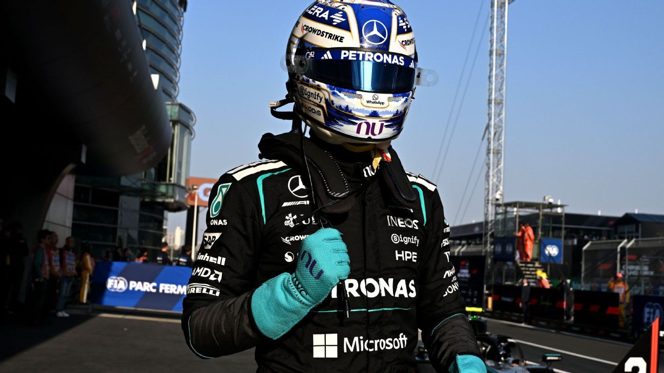 George Russell Claims Pole at Chinese Grand Prix Sprint Race