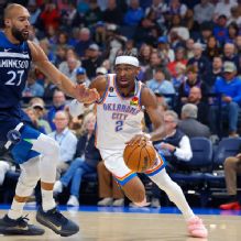 Shai Gilgeous-Alexander barely extends streak as Thunder win