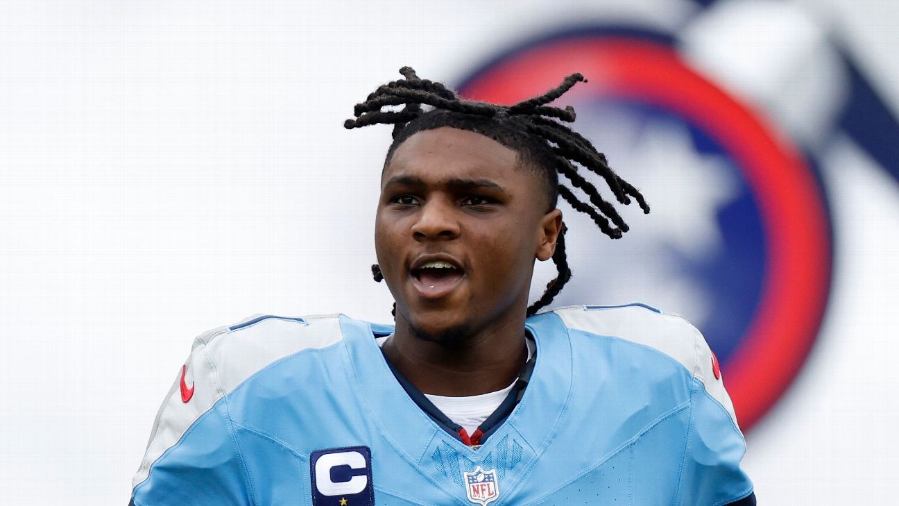 Titans chemistry: Cam Ward already showing support for new WR Wan'Dale Robinson