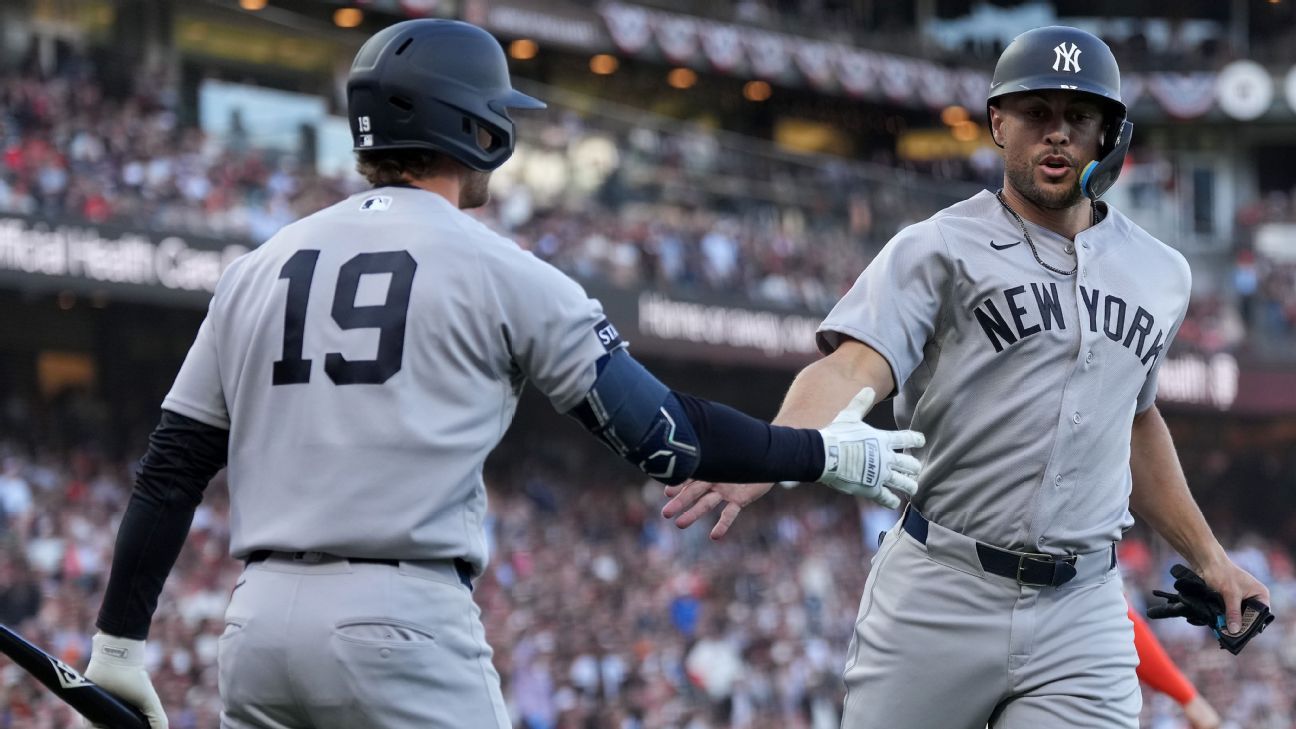 Follow live: Yankees jump out to big lead with five-run second inning
