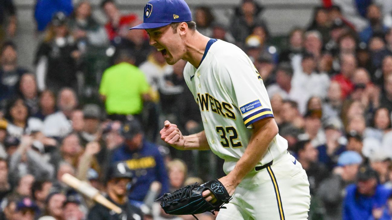 Misiorowski, Brewers tie MLB record with 20 K's