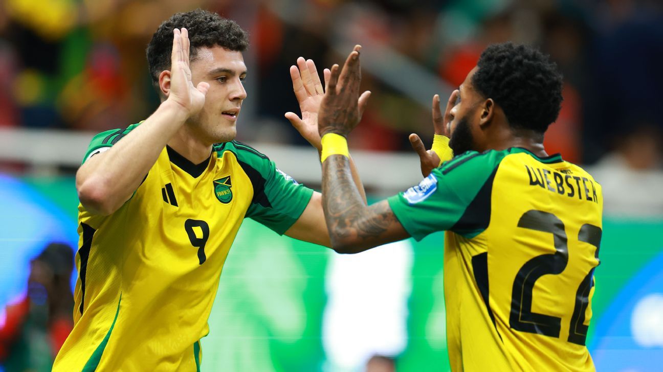 Atacante do Wrexham decide, Jamaica despacha a Nova Caledônia e disputará ‘final’ contra RD Congo por vaga na Copa do Mundo