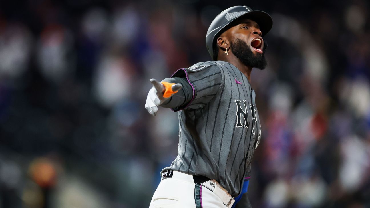  Luis Robert Jr. makes impression with walk-off HR for Mets