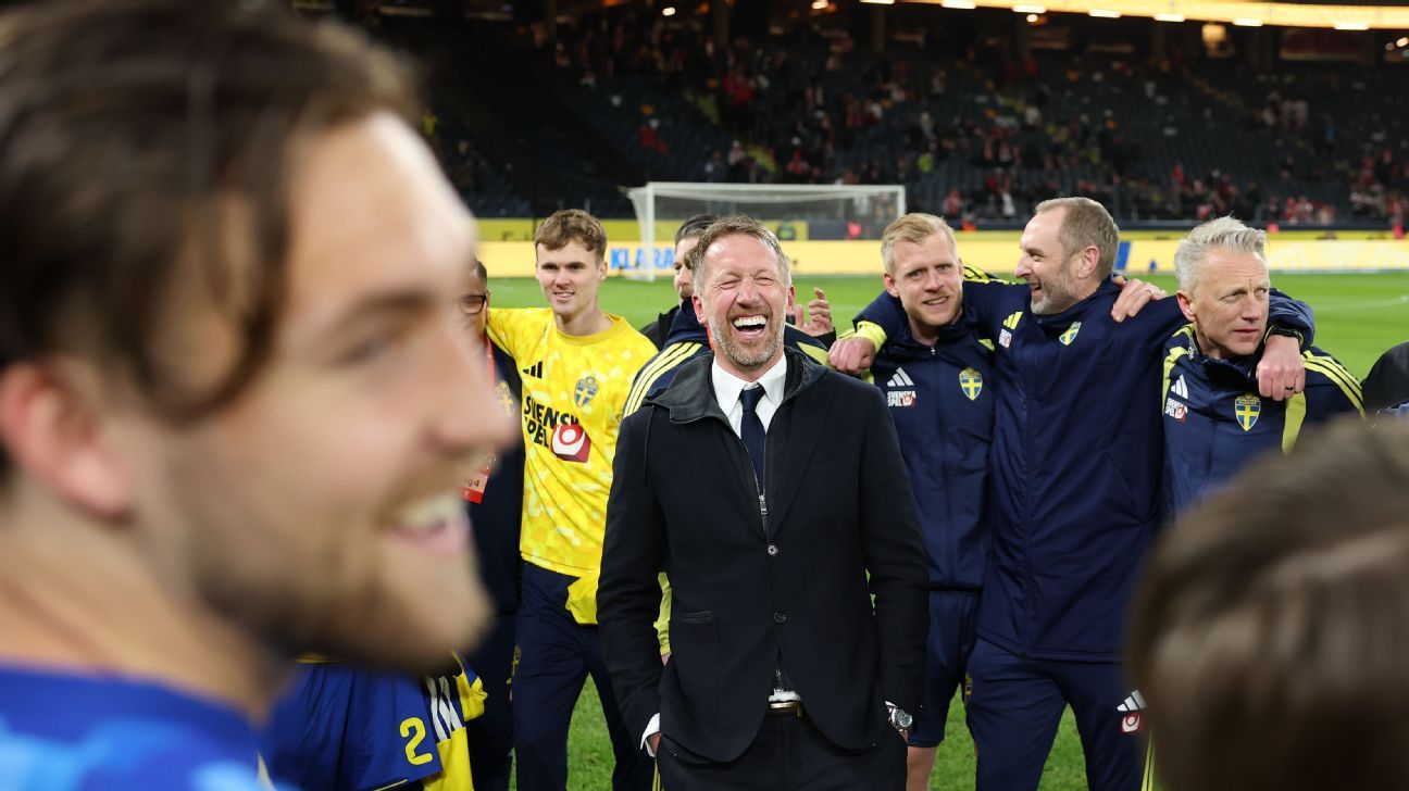 Potter to 'dust off' cowboy hat after leading Sweden to World Cup