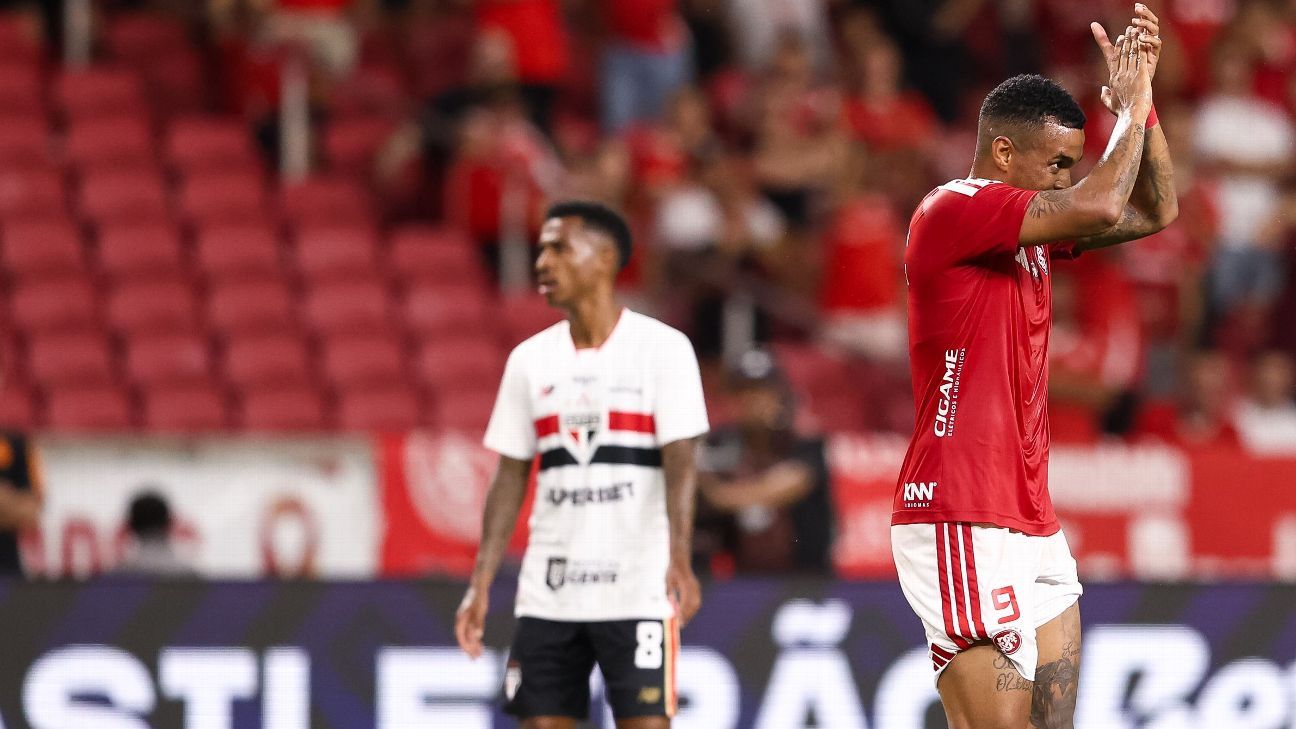 São Paulo busca empate com o Inter no finalzinho e encerra sequência de derrotas no Brasileirão