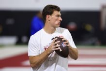 Expected No. 1 Fernando Mendoza puts on show at Indiana pro day